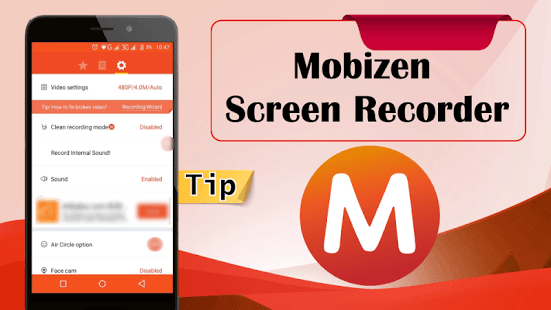 Aplikasi Mobizen Screen Recorder