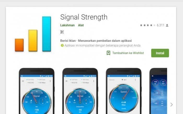 Aplikasi Penguat Sinyal-Signal Strength