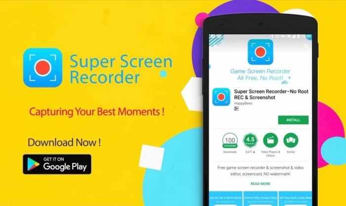 Aplikasi Super Screen Recorder