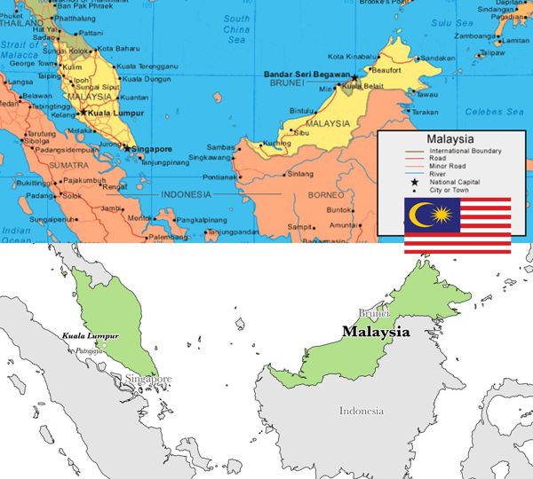 Gambar Peta Malaysia